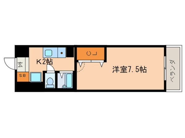 ウェスティン安朱の物件間取画像